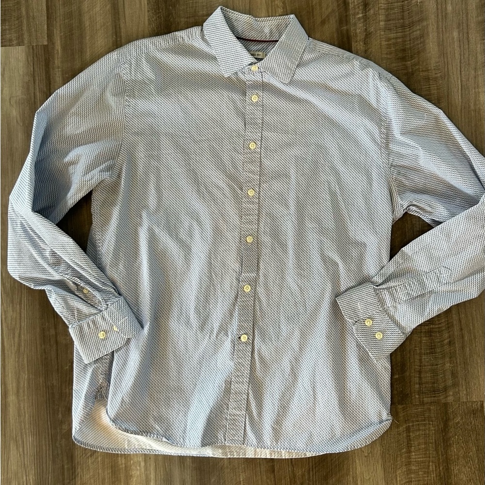 Jos. A. Bank 1905 Tailored Fit Long Sleeve Button Down Shirt